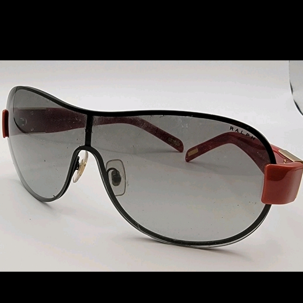 Ralph Lauren RA4024 Oversized Wrap Sunglasses